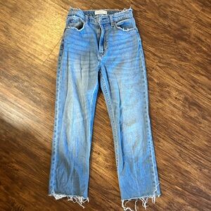 The Ankle Straight Ultra High Rise Jeans | Abercrombie & Fitch